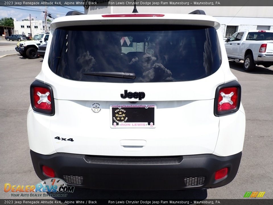 2023 Jeep Renegade Altitude 4x4 Alpine White / Black Photo #4