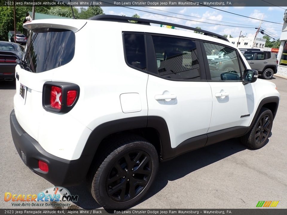 2023 Jeep Renegade Altitude 4x4 Alpine White / Black Photo #6