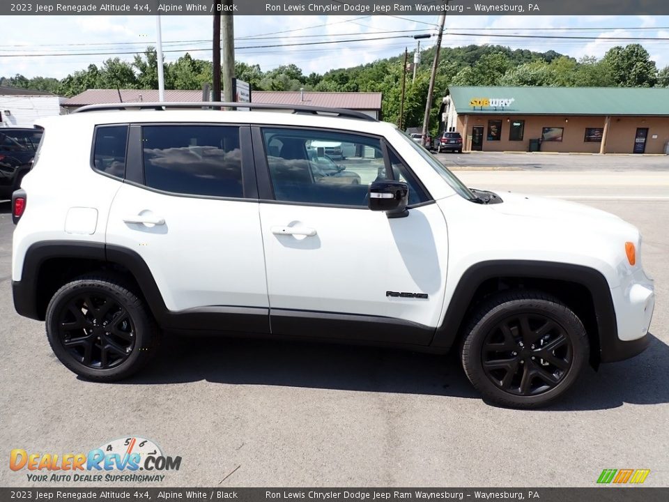 2023 Jeep Renegade Altitude 4x4 Alpine White / Black Photo #7