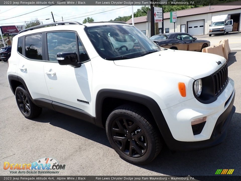 2023 Jeep Renegade Altitude 4x4 Alpine White / Black Photo #8