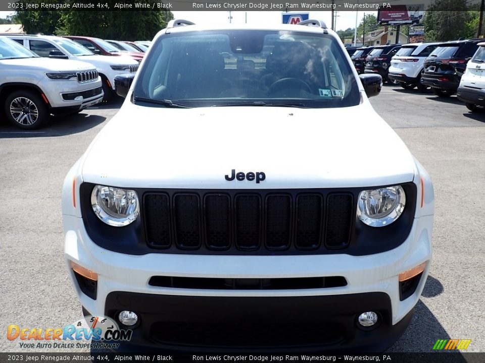 2023 Jeep Renegade Altitude 4x4 Alpine White / Black Photo #9