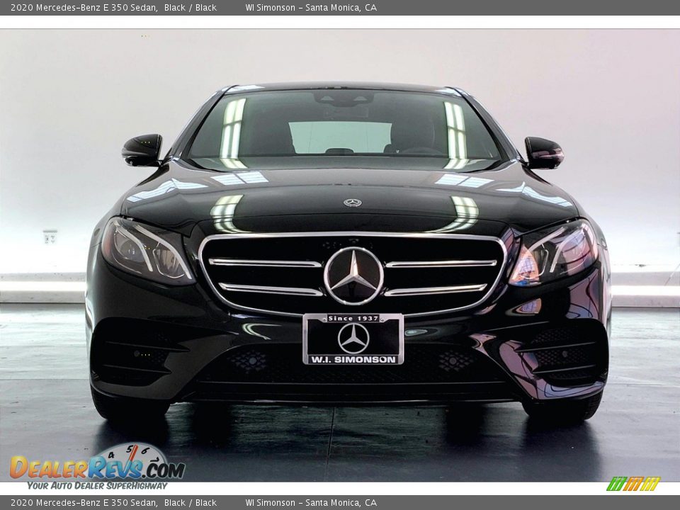 2020 Mercedes-Benz E 350 Sedan Black / Black Photo #2