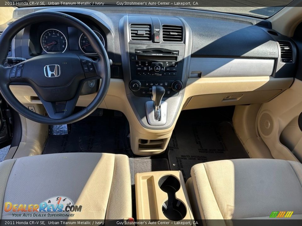 2011 Honda CR-V SE Urban Titanium Metallic / Ivory Photo #10