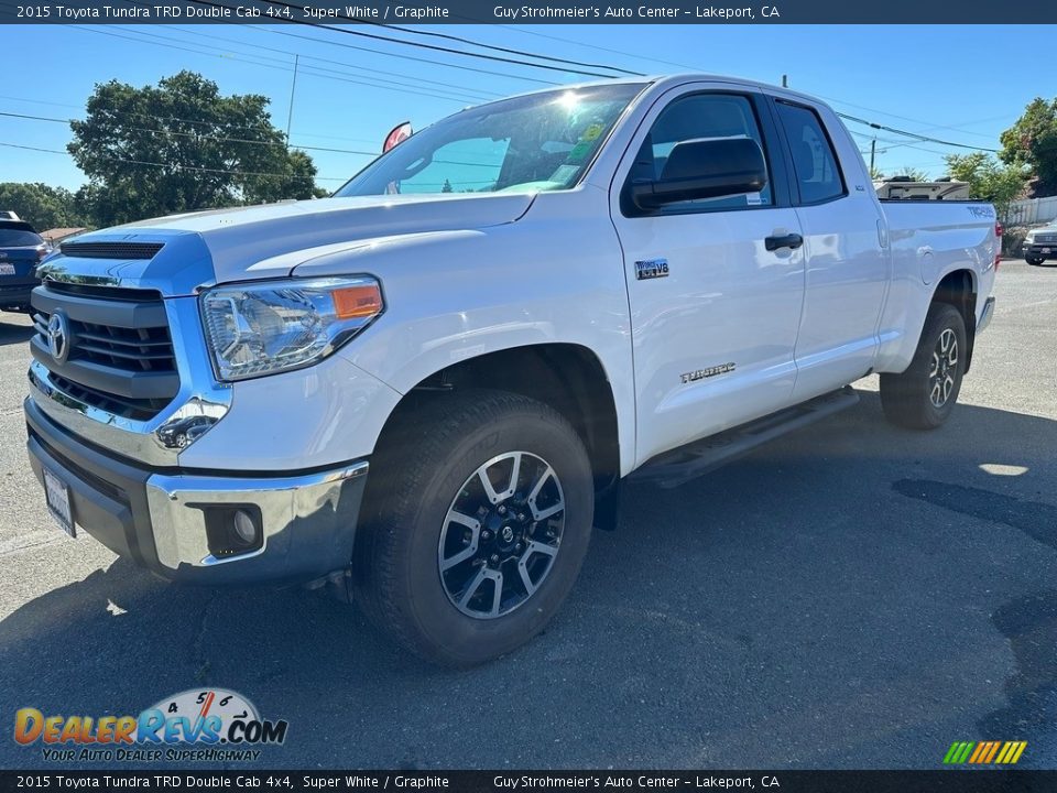 Super White 2015 Toyota Tundra TRD Double Cab 4x4 Photo #3