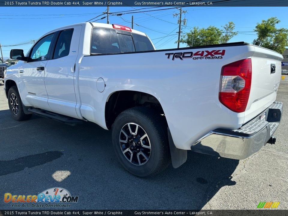 Super White 2015 Toyota Tundra TRD Double Cab 4x4 Photo #4