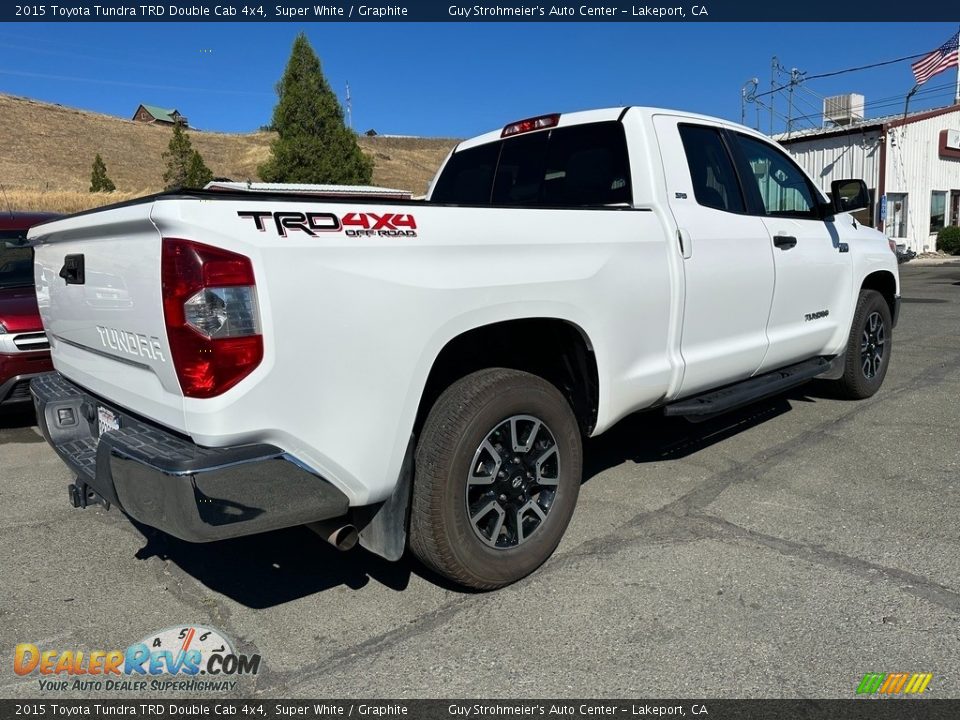 Super White 2015 Toyota Tundra TRD Double Cab 4x4 Photo #6