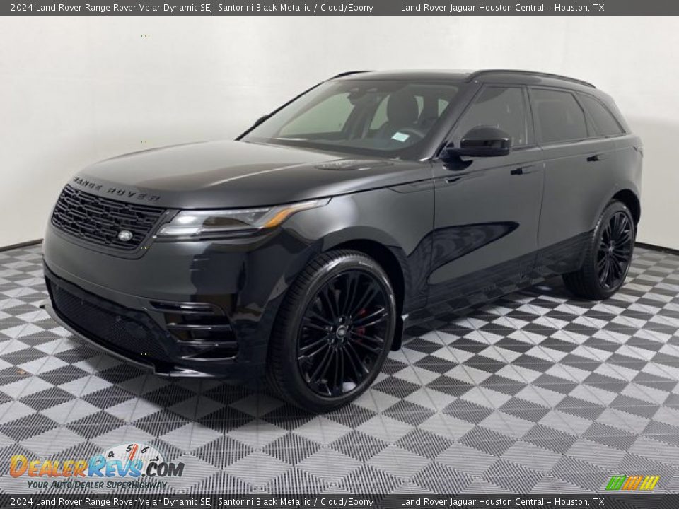 2024 Land Rover Range Rover Velar Dynamic SE Santorini Black Metallic / Cloud/Ebony Photo #1