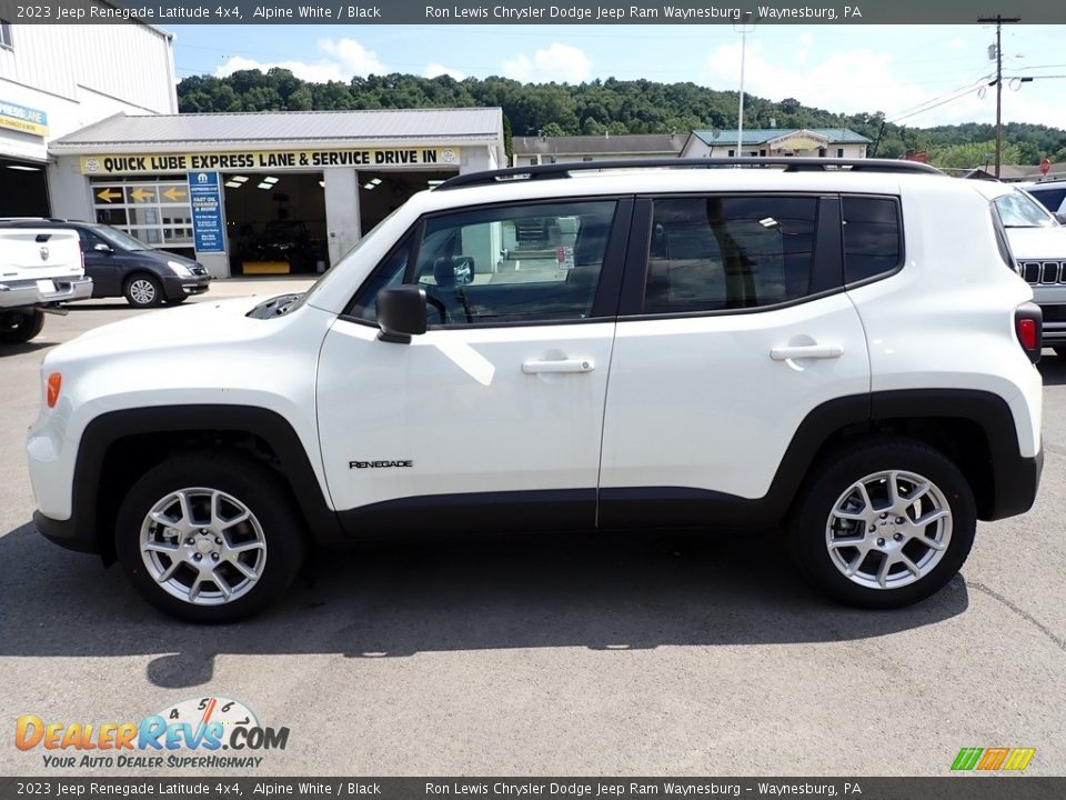 2023 Jeep Renegade Latitude 4x4 Alpine White / Black Photo #2