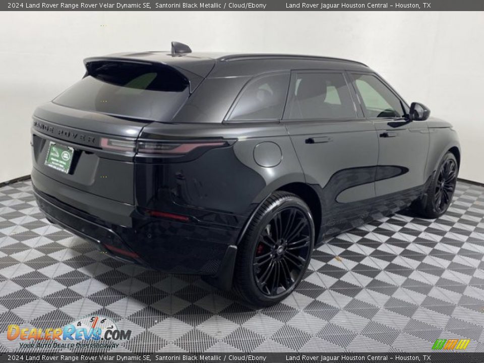 2024 Land Rover Range Rover Velar Dynamic SE Santorini Black Metallic / Cloud/Ebony Photo #2
