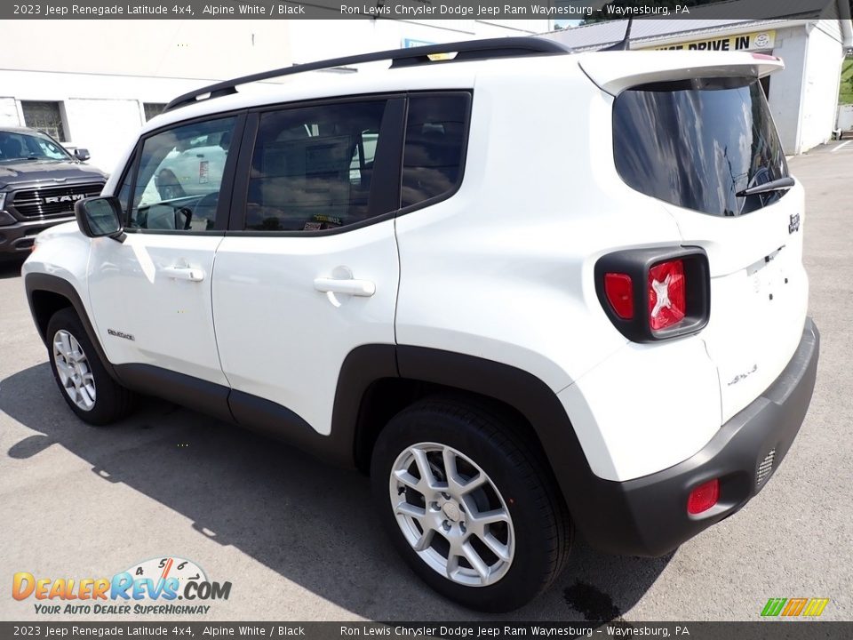 2023 Jeep Renegade Latitude 4x4 Alpine White / Black Photo #3