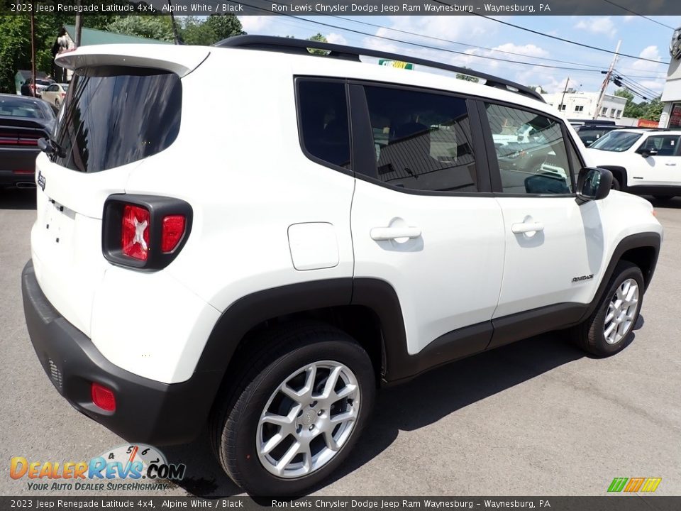 2023 Jeep Renegade Latitude 4x4 Alpine White / Black Photo #6