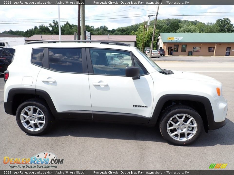 2023 Jeep Renegade Latitude 4x4 Alpine White / Black Photo #7