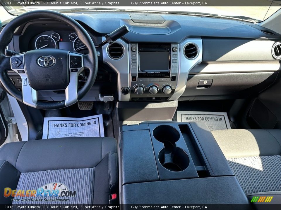 Dashboard of 2015 Toyota Tundra TRD Double Cab 4x4 Photo #12