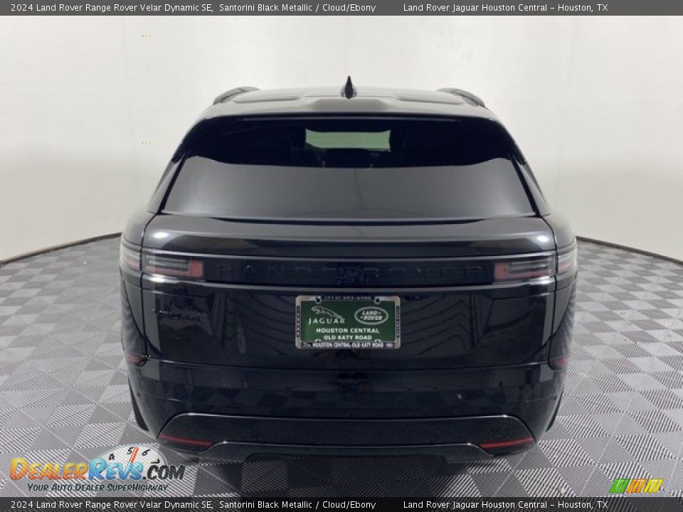 2024 Land Rover Range Rover Velar Dynamic SE Santorini Black Metallic / Cloud/Ebony Photo #7