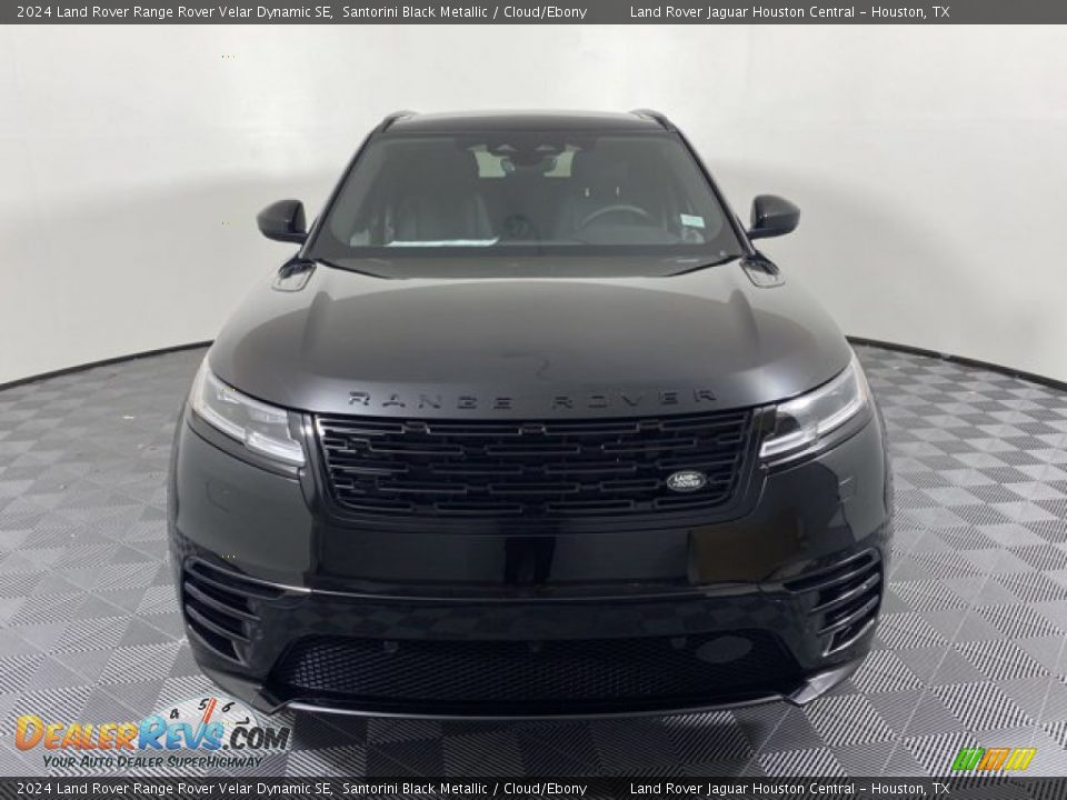 2024 Land Rover Range Rover Velar Dynamic SE Santorini Black Metallic / Cloud/Ebony Photo #8