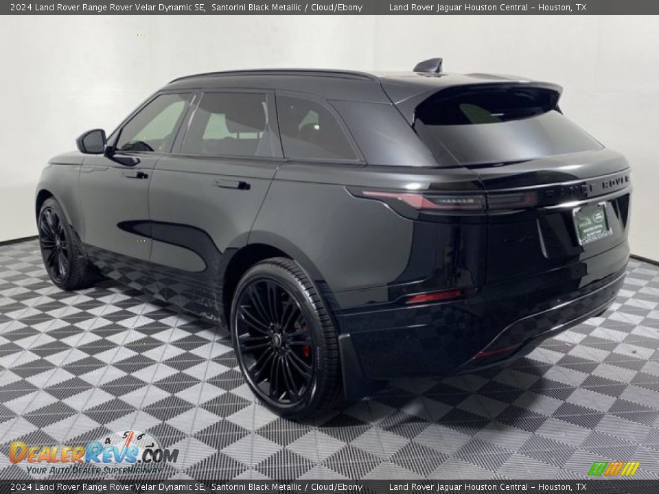2024 Land Rover Range Rover Velar Dynamic SE Santorini Black Metallic / Cloud/Ebony Photo #10