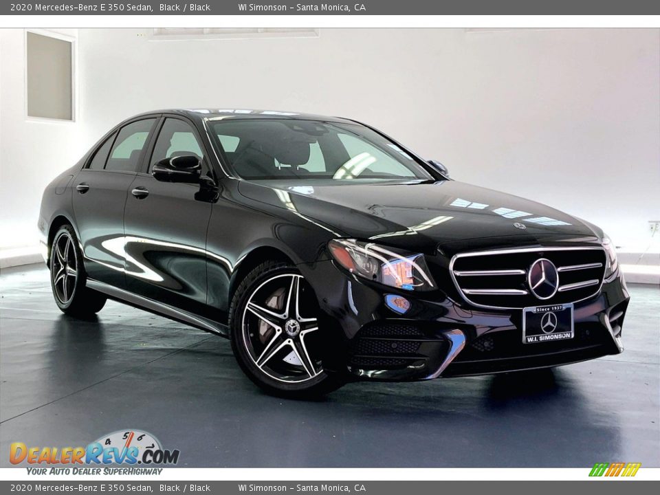 2020 Mercedes-Benz E 350 Sedan Black / Black Photo #34