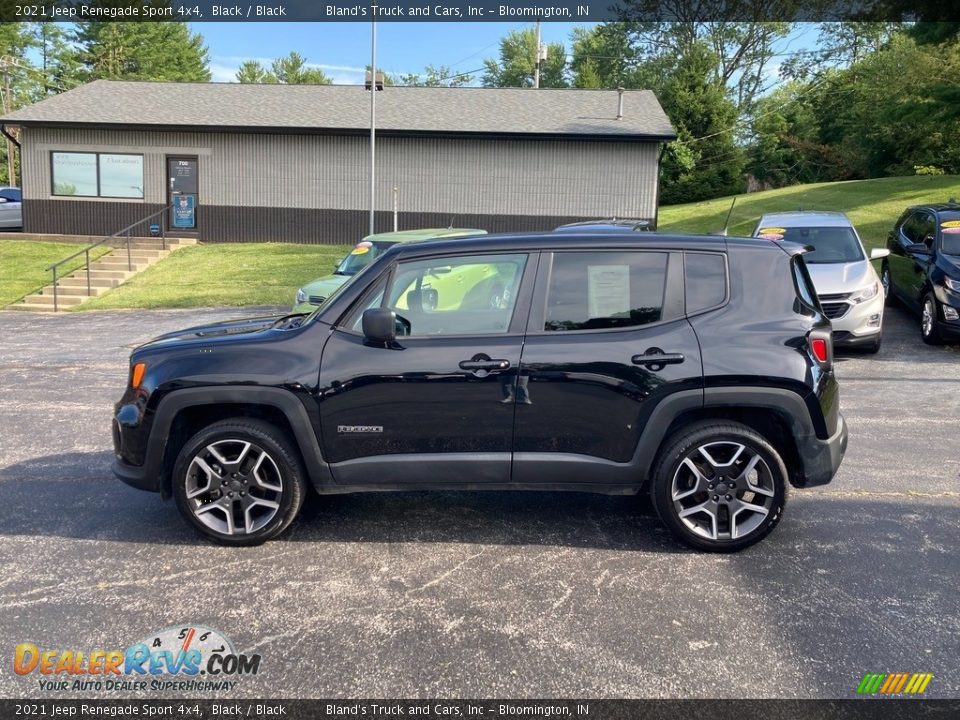 Black 2021 Jeep Renegade Sport 4x4 Photo #1