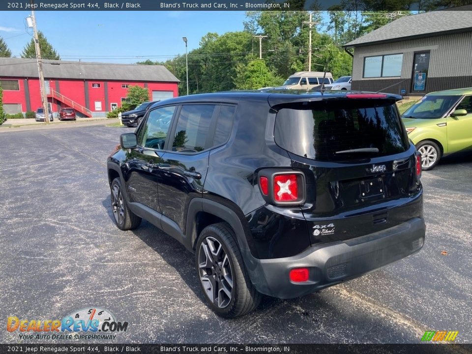 2021 Jeep Renegade Sport 4x4 Black / Black Photo #3