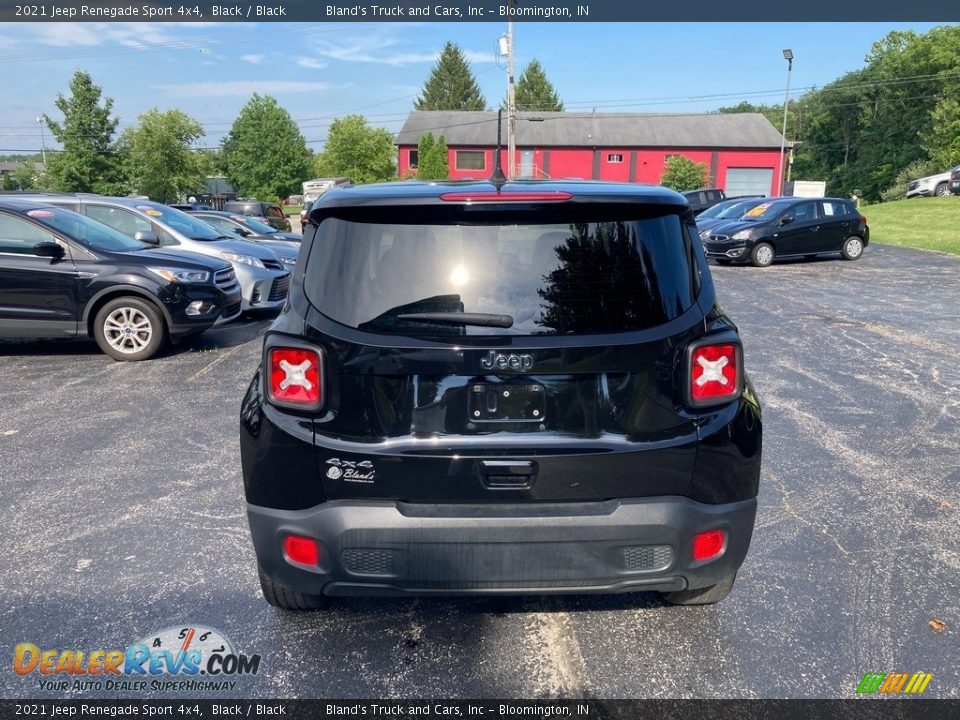 2021 Jeep Renegade Sport 4x4 Black / Black Photo #4