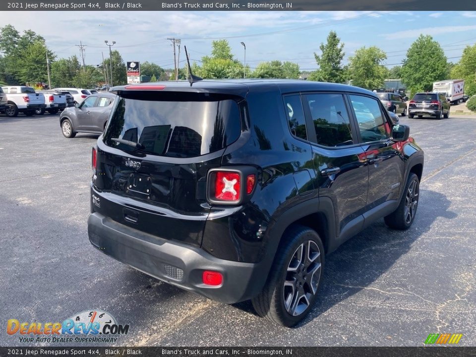 2021 Jeep Renegade Sport 4x4 Black / Black Photo #5