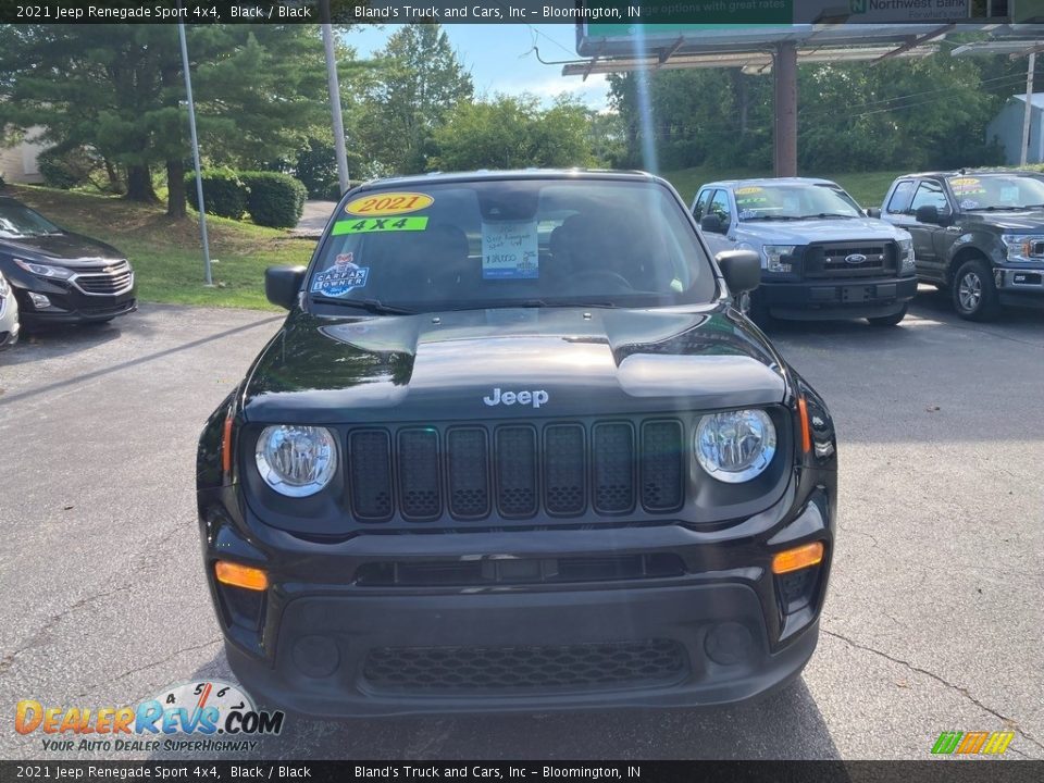 2021 Jeep Renegade Sport 4x4 Black / Black Photo #7