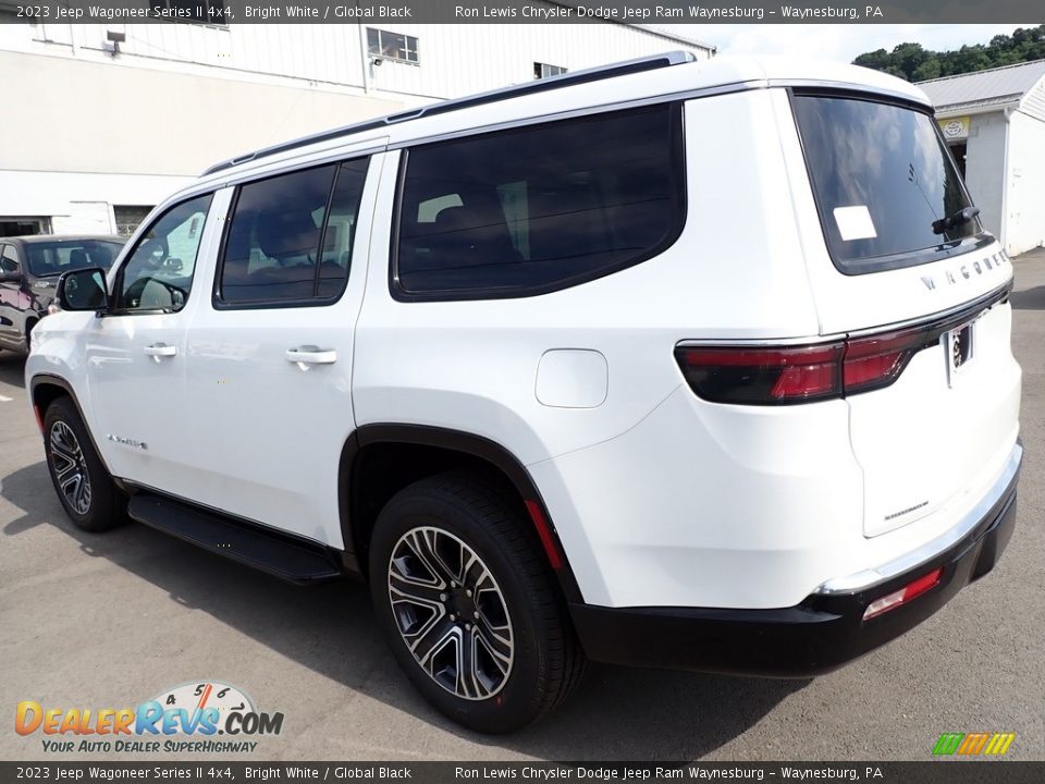 2023 Jeep Wagoneer Series II 4x4 Bright White / Global Black Photo #3