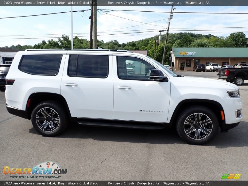 2023 Jeep Wagoneer Series II 4x4 Bright White / Global Black Photo #7