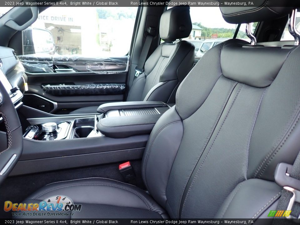 2023 Jeep Wagoneer Series II 4x4 Bright White / Global Black Photo #11