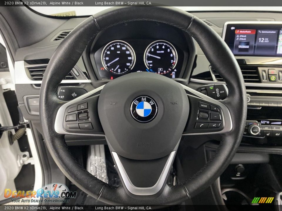 2020 BMW X2 sDrive28i Alpine White / Black Photo #17