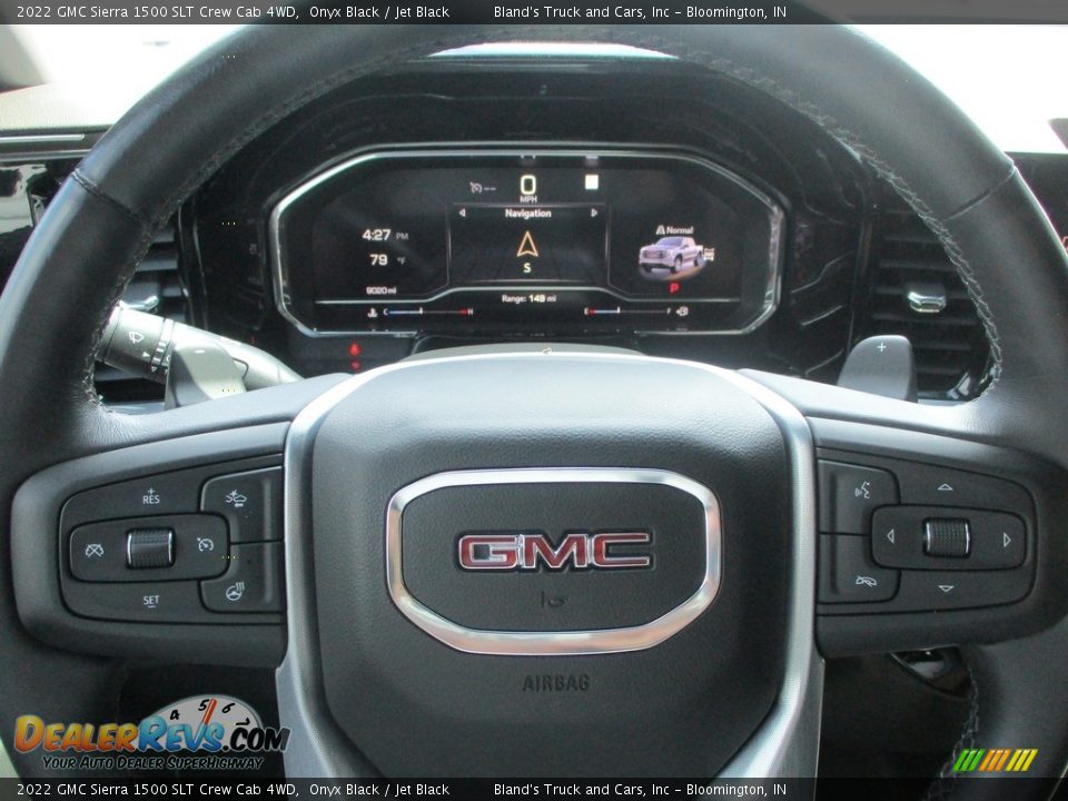 2022 GMC Sierra 1500 SLT Crew Cab 4WD Steering Wheel Photo #15