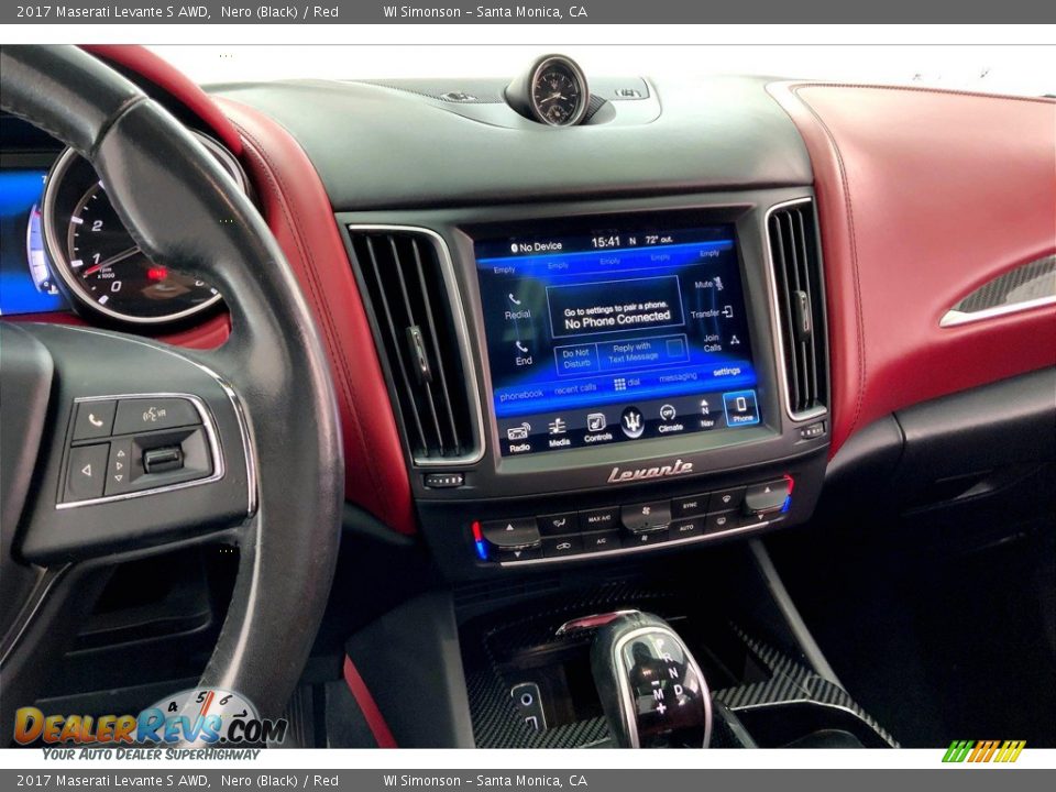 Controls of 2017 Maserati Levante S AWD Photo #5