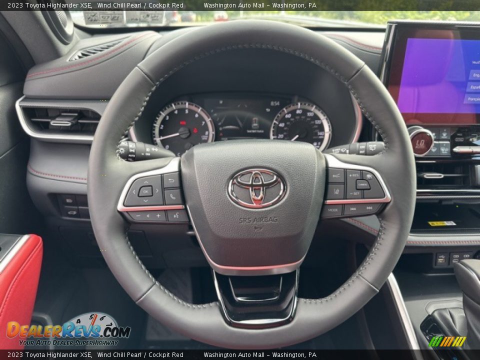 2023 Toyota Highlander XSE Steering Wheel Photo #11