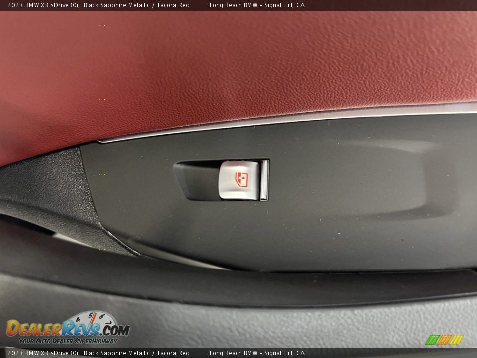 2023 BMW X3 sDrive30i Black Sapphire Metallic / Tacora Red Photo #9
