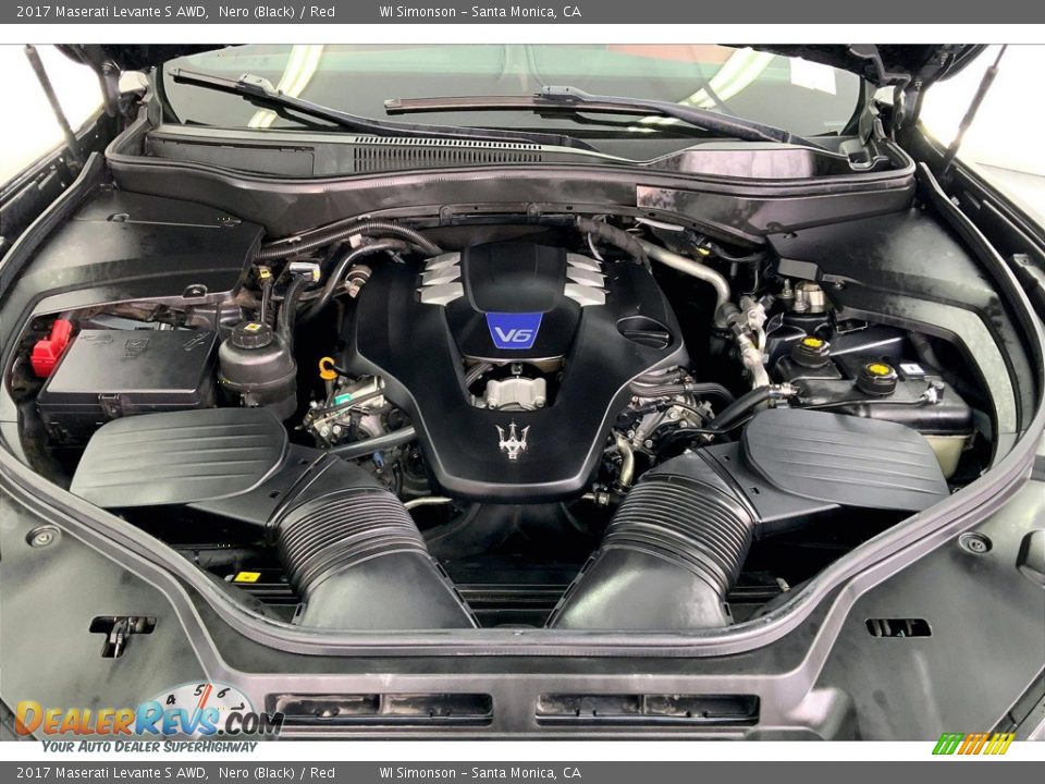 2017 Maserati Levante S AWD 3.0 Liter Twin-Turbocharged DOHC 24-Valve VVT V6 Engine Photo #9