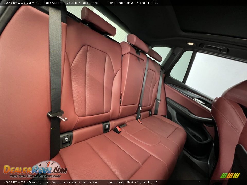 Rear Seat of 2023 BMW X3 sDrive30i Photo #12