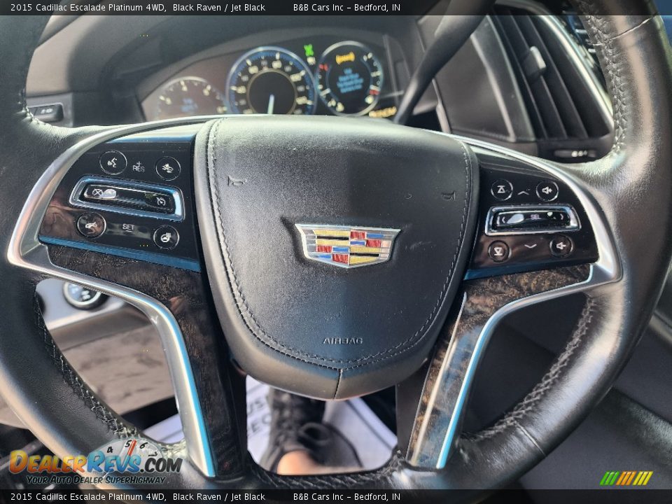2015 Cadillac Escalade Platinum 4WD Steering Wheel Photo #14