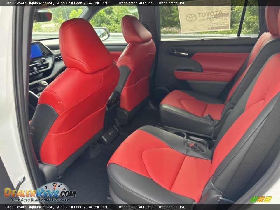 Rear Seat of 2023 Toyota Highlander XSE Photo #18