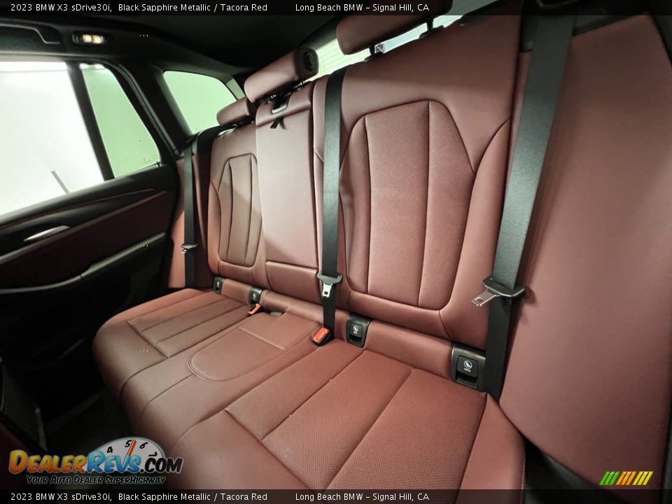 Rear Seat of 2023 BMW X3 sDrive30i Photo #13