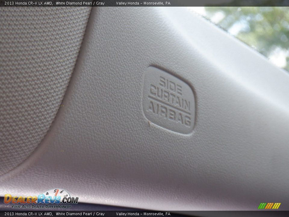 2013 Honda CR-V LX AWD White Diamond Pearl / Gray Photo #16