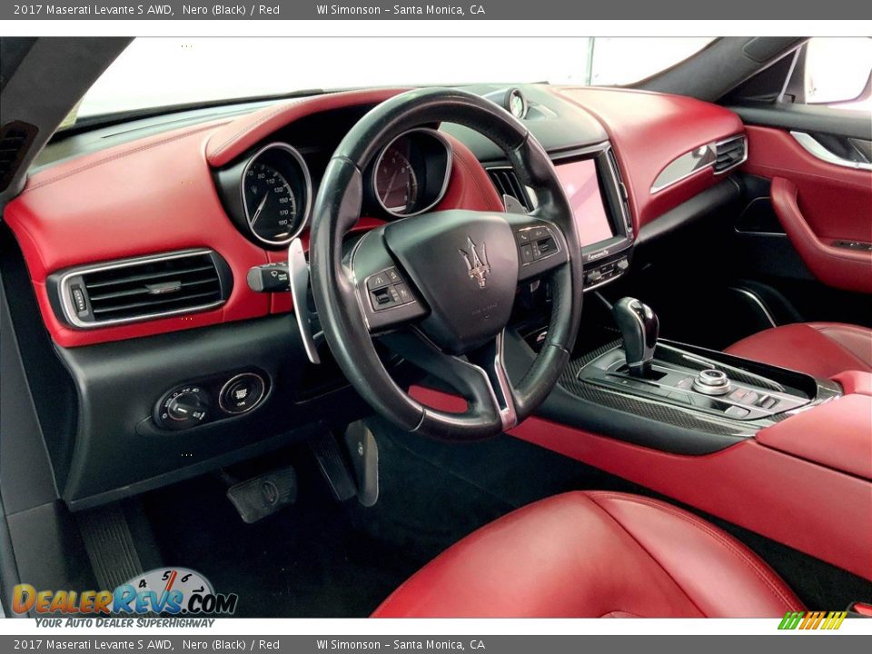 Red Interior - 2017 Maserati Levante S AWD Photo #14