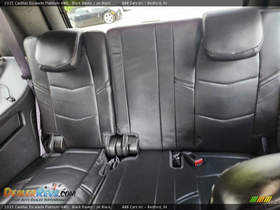 Rear Seat of 2015 Cadillac Escalade Platinum 4WD Photo #23