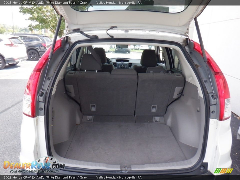 2013 Honda CR-V LX AWD White Diamond Pearl / Gray Photo #26