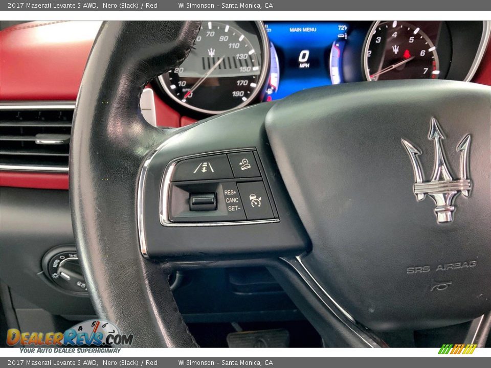 2017 Maserati Levante S AWD Steering Wheel Photo #21