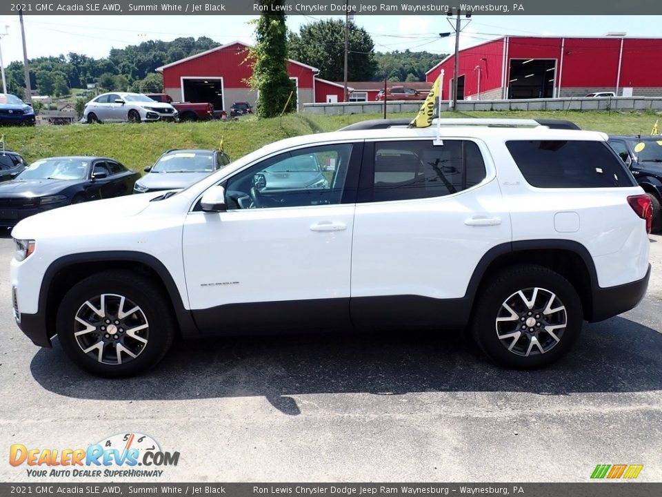 2021 GMC Acadia SLE AWD Summit White / Jet Black Photo #2