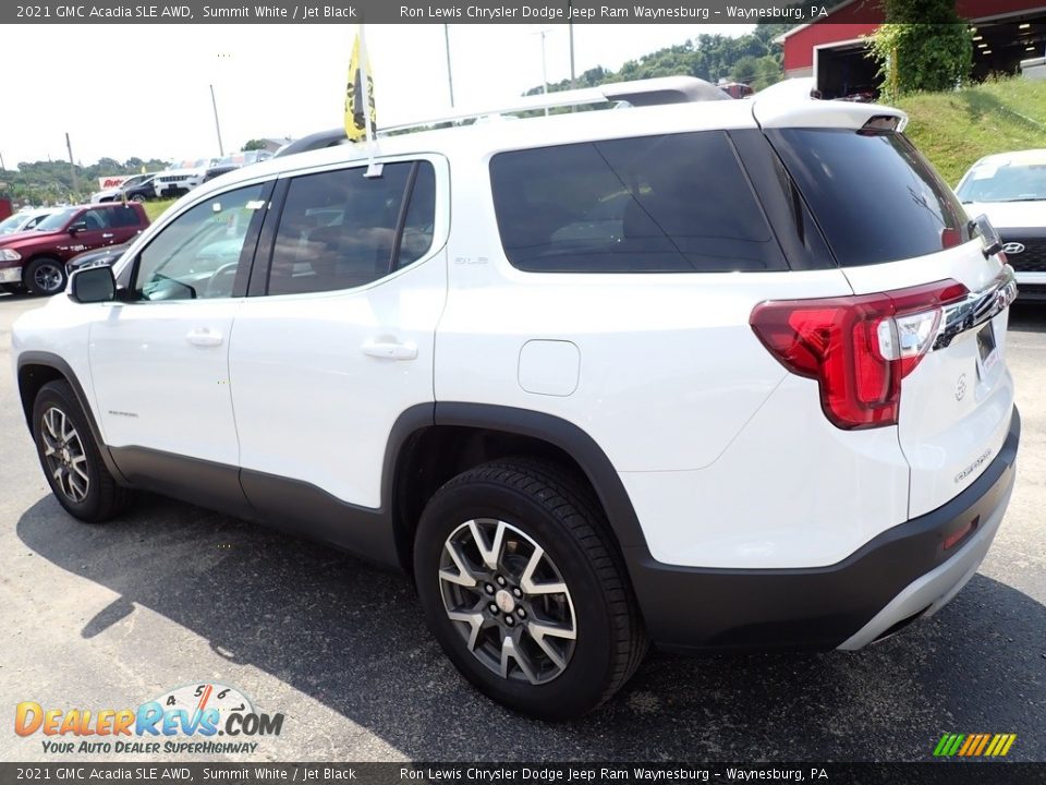 2021 GMC Acadia SLE AWD Summit White / Jet Black Photo #3