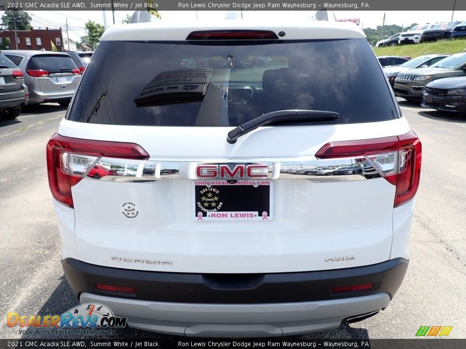 2021 GMC Acadia SLE AWD Summit White / Jet Black Photo #4