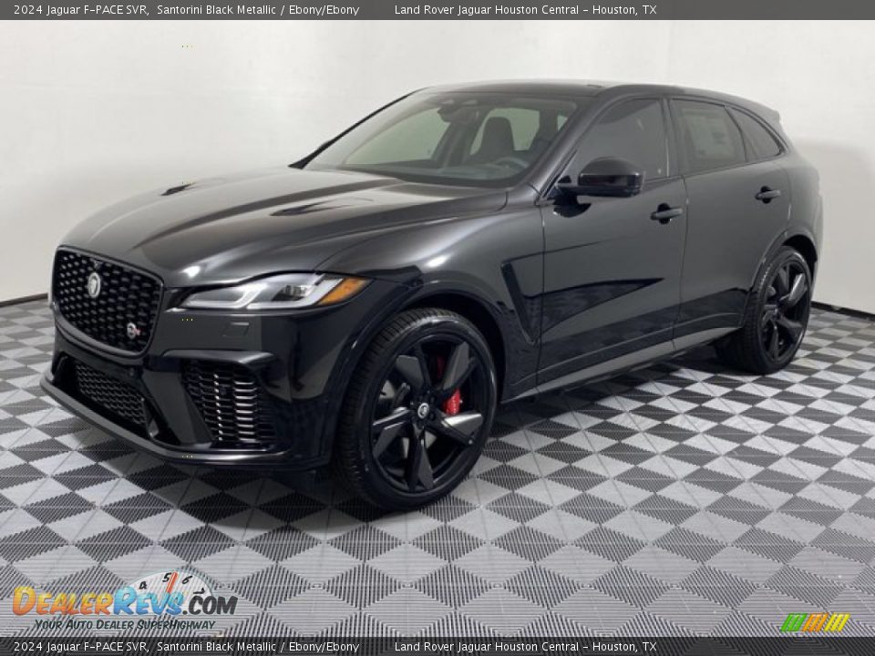 Santorini Black Metallic 2024 Jaguar F-PACE SVR Photo #1