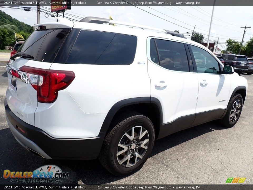 2021 GMC Acadia SLE AWD Summit White / Jet Black Photo #6