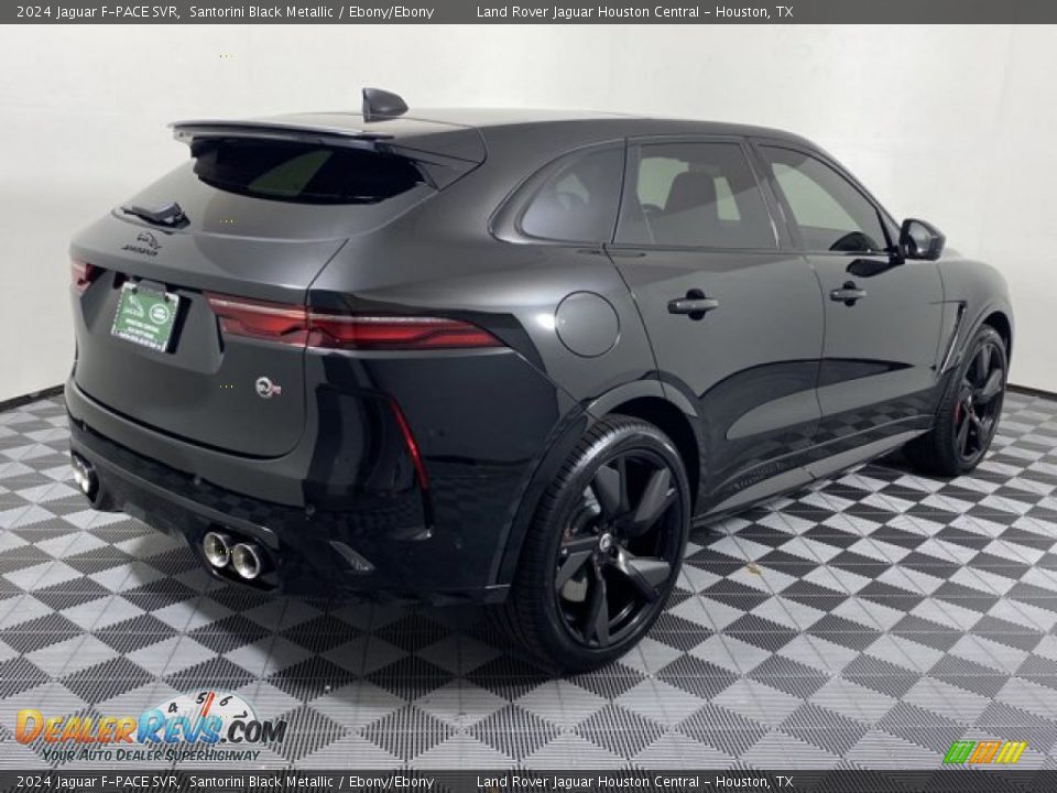 Santorini Black Metallic 2024 Jaguar F-PACE SVR Photo #2